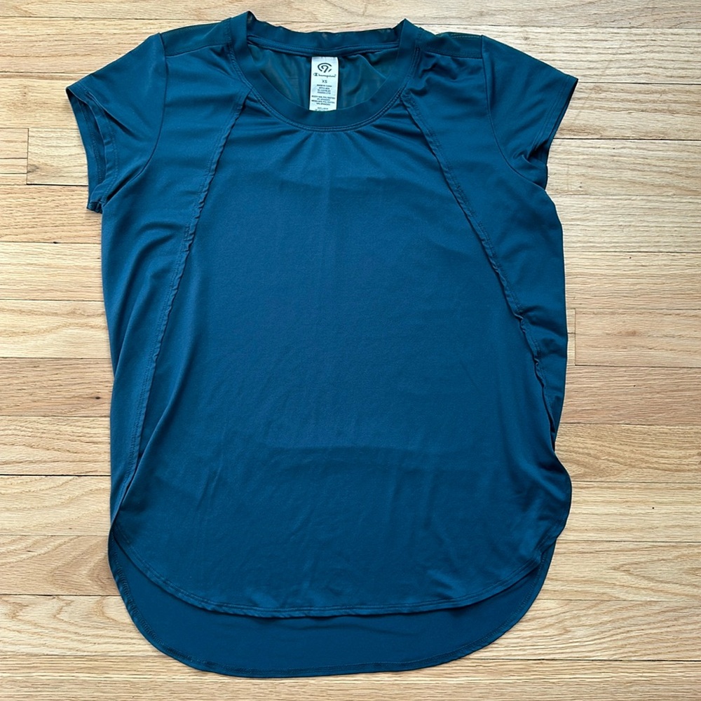 CHAMPION women's workout top mesh XS
